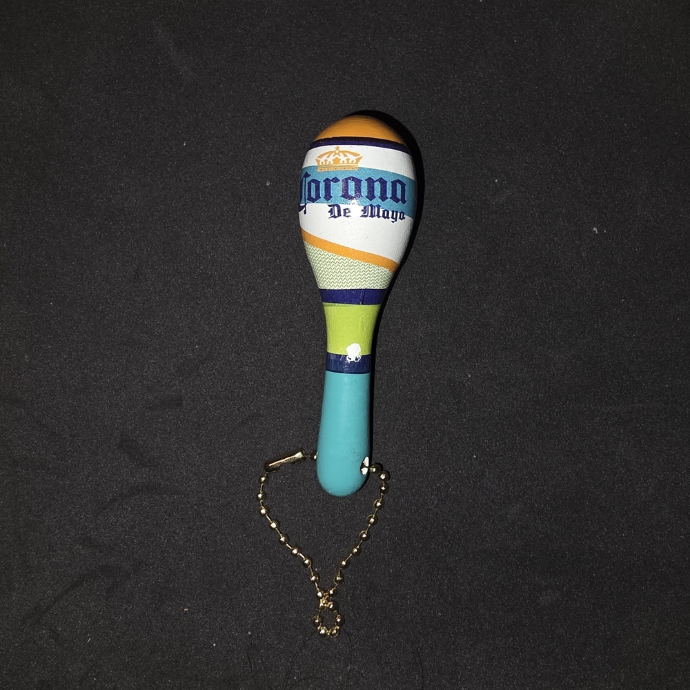 Corona De Mayo Vibrant Maraca Keychain